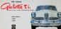 Preview: Alfa Romeo Giulietta t.i. Berlina Modelprogram 1957 Carbrochure (6069)